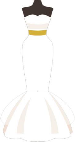 Свадебное платье силуэта рыбка Gabbiano