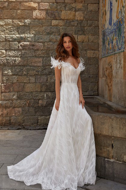Gabbiano. Свадебное платье Перил. Коллекция Wild Rose 