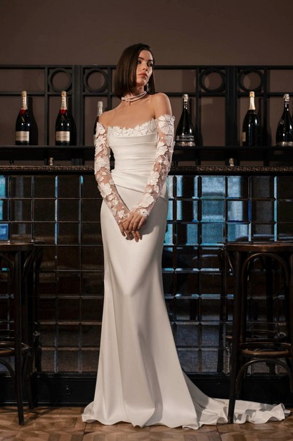 Gabbiano. Свадебное платье Френчи #2. Коллекция Lotus 