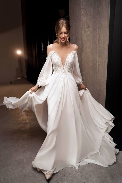 Gabbiano. Свадебное платье Лолла. Коллекция Tesoro 