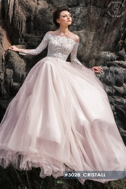 Gabbiano. Свадебное платье Кристал. Коллекция Crystal World 
