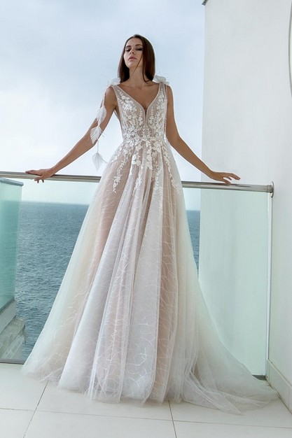 Gabbiano. Свадебное платье Харпер. Коллекция Crystal World 