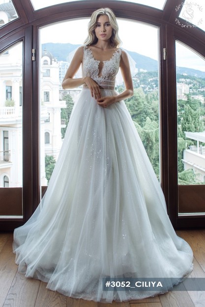Gabbiano. Свадебное платье Цилия. Коллекция Crystal World 