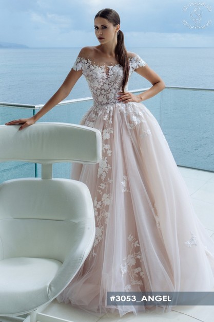 Gabbiano. Свадебное платье Энджел. Коллекция Crystal World 