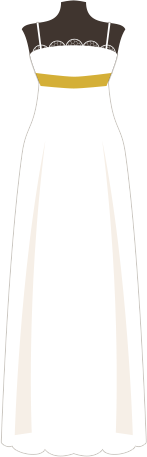 Свадебное платье Ампир от Gabbiano